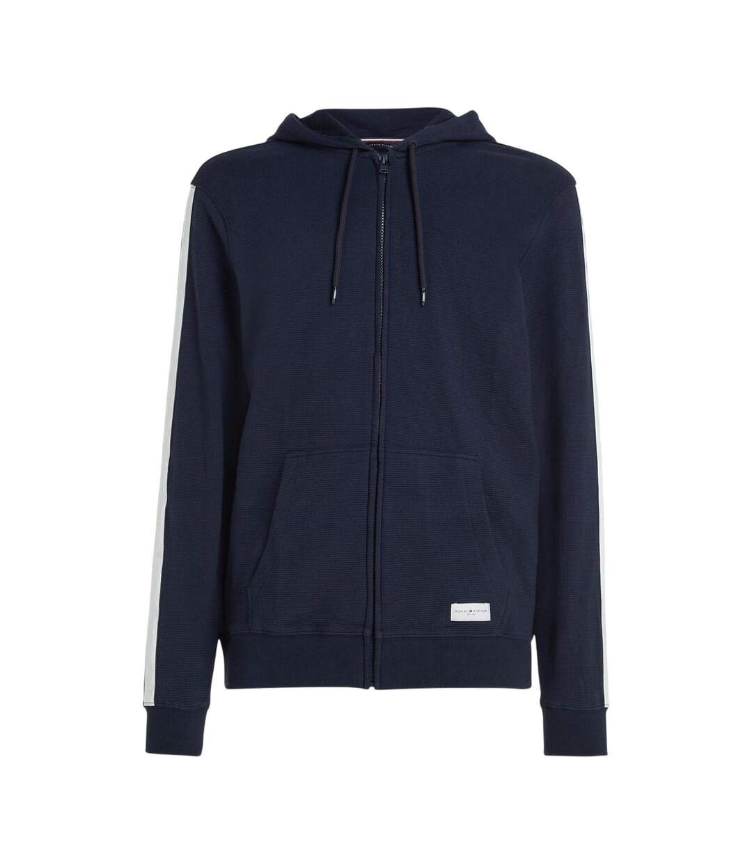 Mens Long-sleeved Full Zip Hoodie Desert Sky Tommy Hilfiger-2
