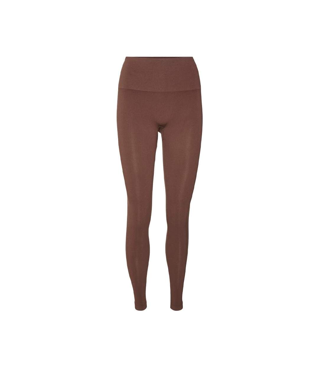 Legging Marron Femme Vero Moda Silla - L/XL-1