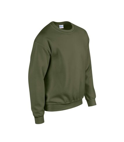 Gildan Mens Heavy Blend Sweatshirt (Military Green)