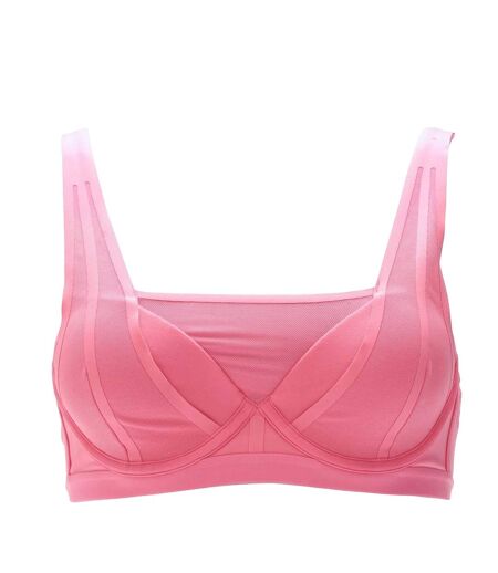 Brassière de sport power impact luxe femme rose Adidas