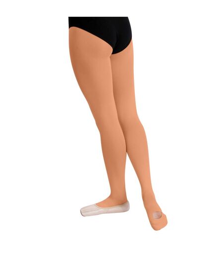 Collant de danse convertible high performance femme marron clair Silky Dance