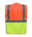 Gilet executive adulte orange / jaune Yoko Yoko