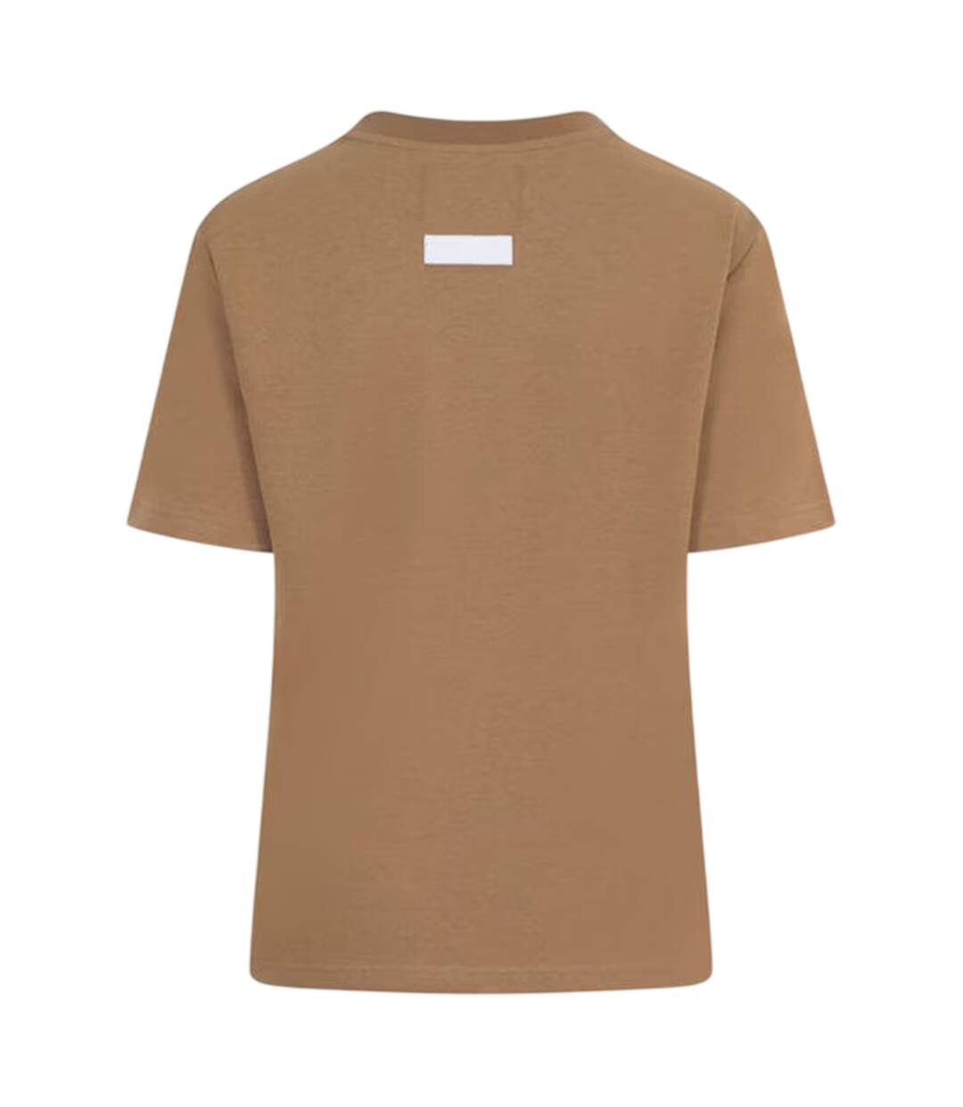 Womens/ladies Oversized Boyfriend T-shirt Mocha Blank Essentials-2