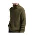 Pull kaki homme superdry studios chunky-1
