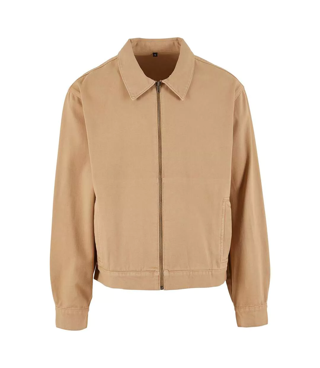 Veste Travail Basic Homme Beige Build Your Brand-2