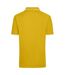Polo Homme Jaune Blanc James And Nicholson-2