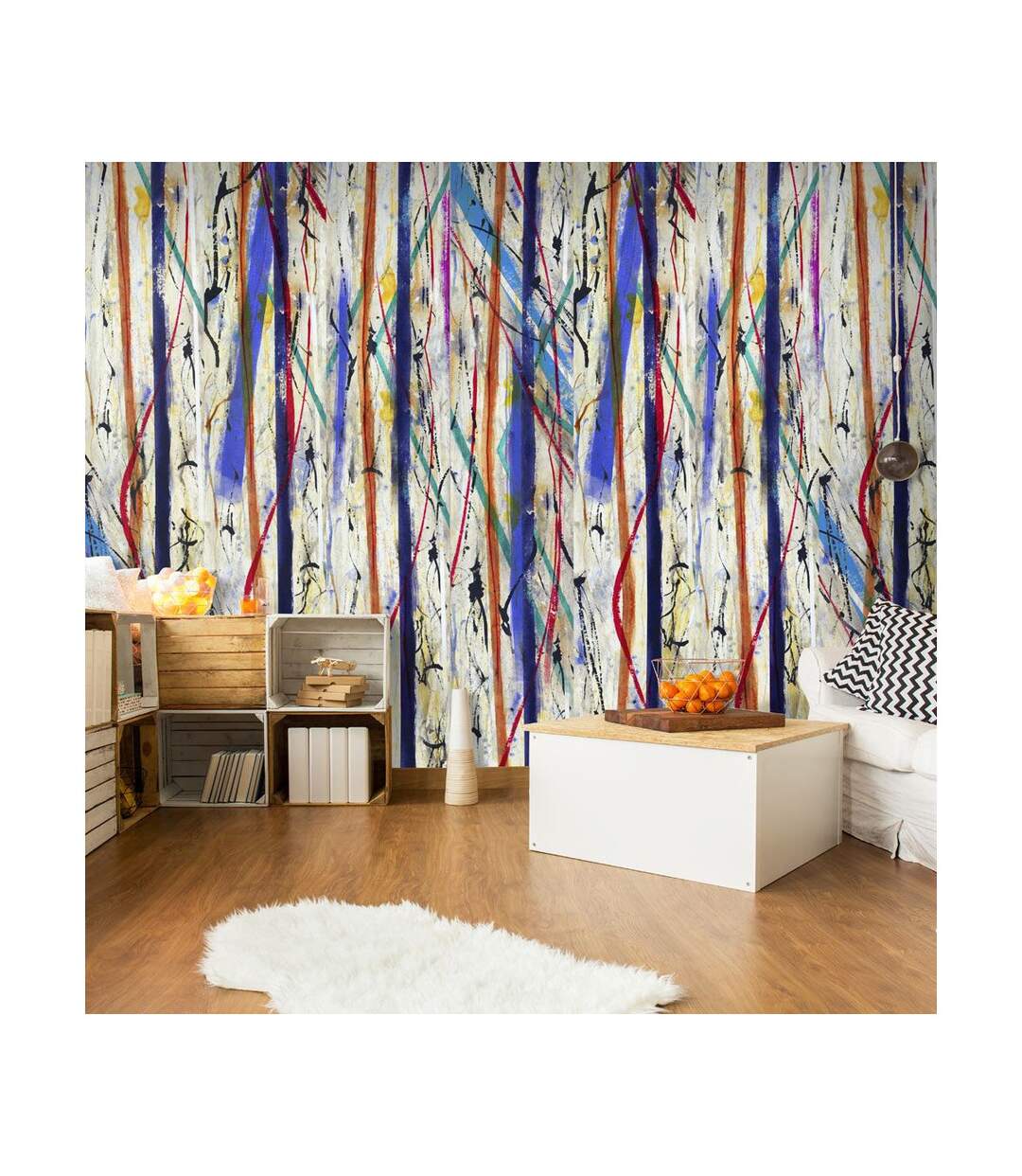 Papier Peint Colorful Splash 50x1000cm-1
