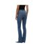 Womens/ladies Li347 Denim Flared Jeans Mid Blue Vero Moda-2