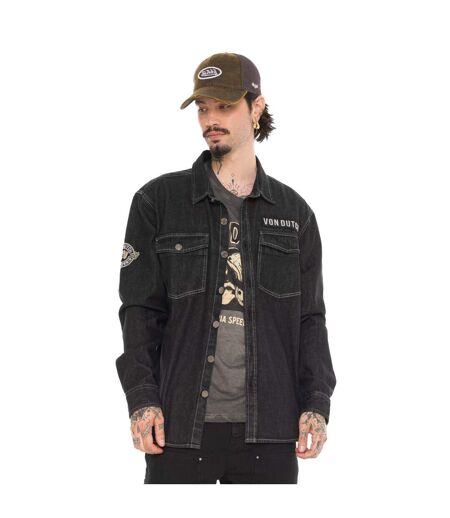 Surchemise en denim avec surpoches et écusson Scott Vondutch