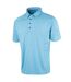 Polo de golf surpiqué pour hommes turquoise Island Green