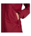 Veste Imperméable Unie À Capuche Ossus Femme Rouge Bordeaux Craghoppers-4