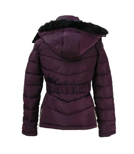 Coldstream Womens/Ladies Cornhill Quilted Coat (Purple) - UTBZ4029