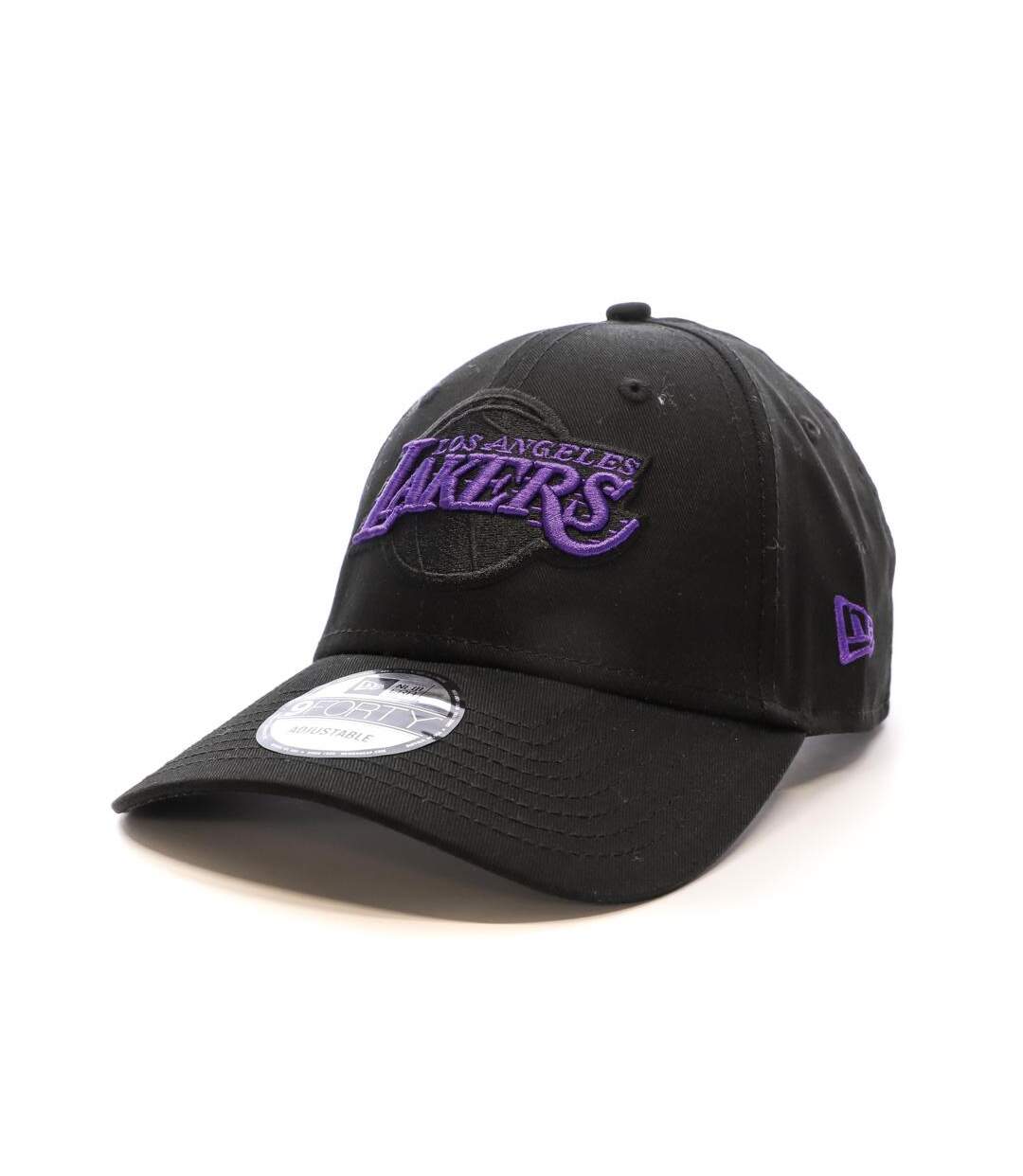 Casquette Noir/Violet Homme New Era Side Patch Los Angeles Lakers - OSFM-1