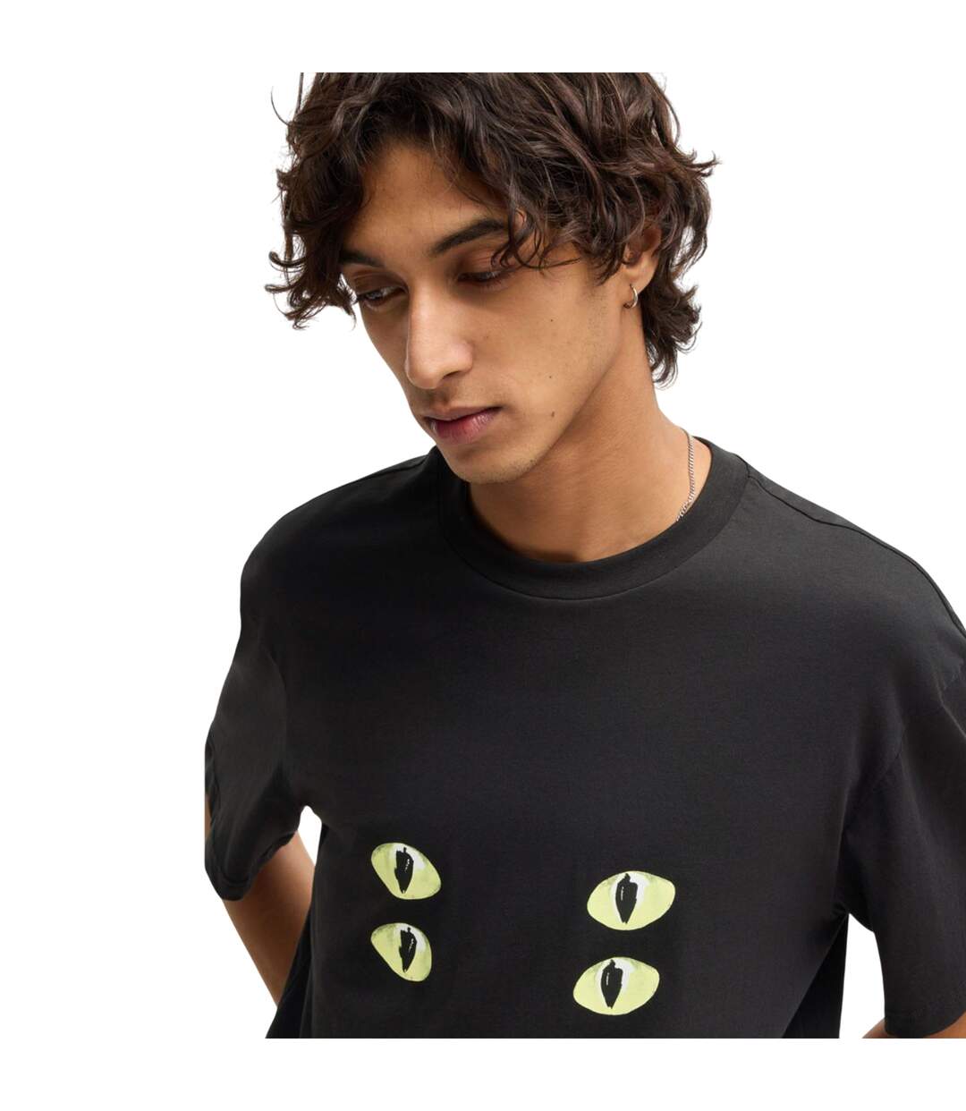 T-shirt Dombreo Homme Noir Hugo-4
