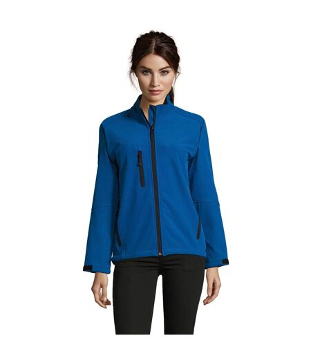 SOLS Womens/Ladies Roxy Soft Shell Jacket (Breathable, Windproof And Water Resistant) (Royal Blue) - UTPC348