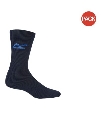 Lot de 5  Loop chaussettes thermiques paires homme bleu marine Regatta