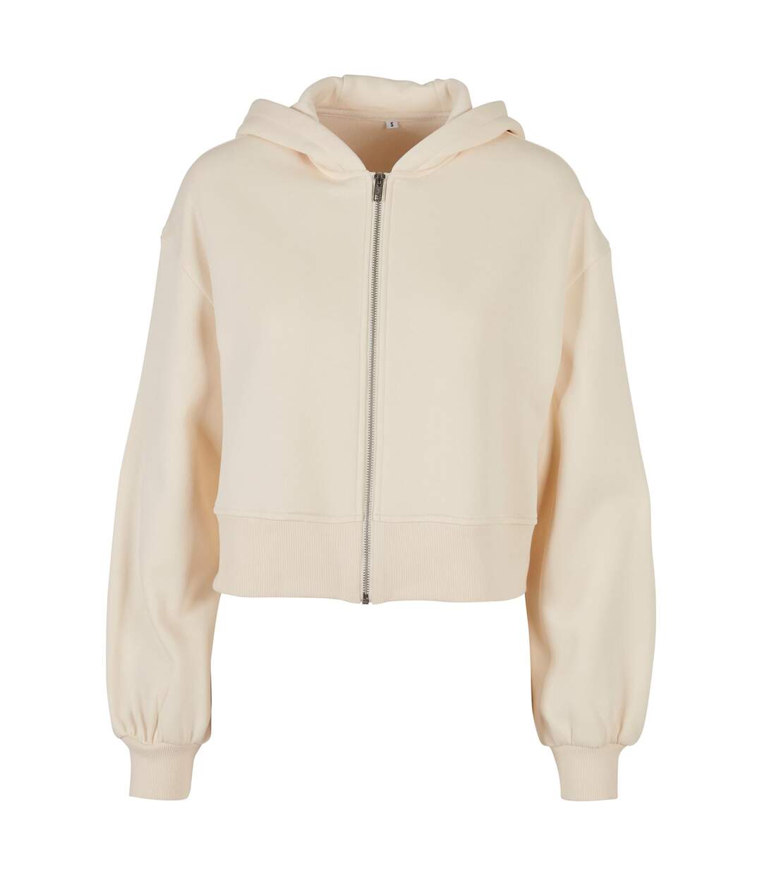 Veste À Capuche Femme Sable Blanc Build Your Brand-1