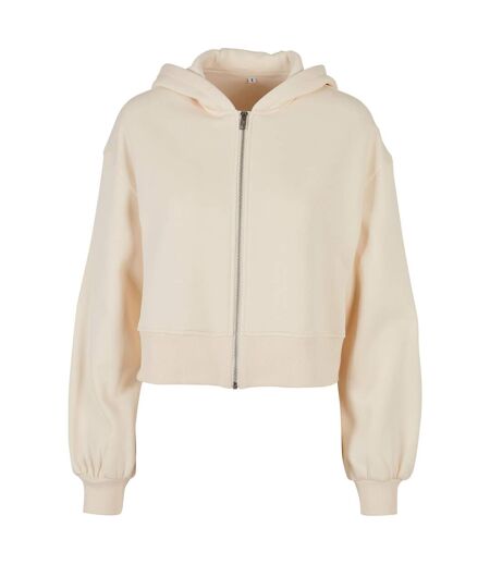 Veste À Capuche Femme Sable Blanc Build Your Brand