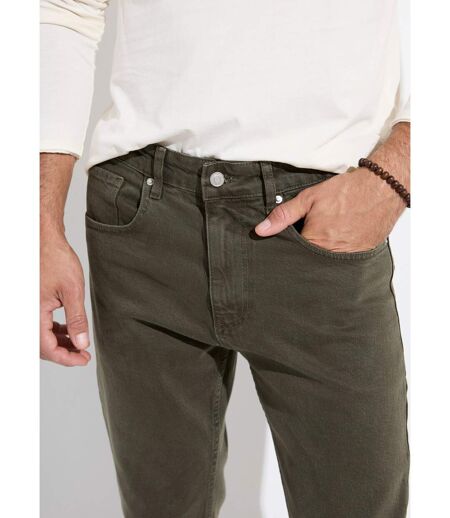 Jean 5 poches denim foncé, coupe droite