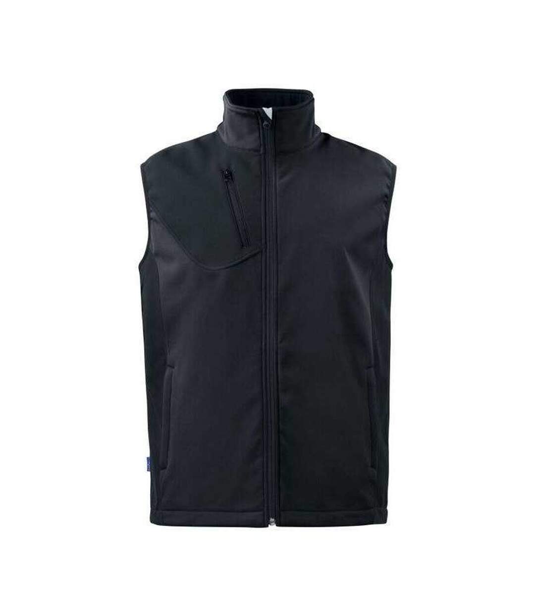 Mens Prio 3702 Two Tone Softshell Gilet Black Projob-1
