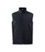 Mens Prio 3702 Two Tone Softshell Gilet Black Projob-1