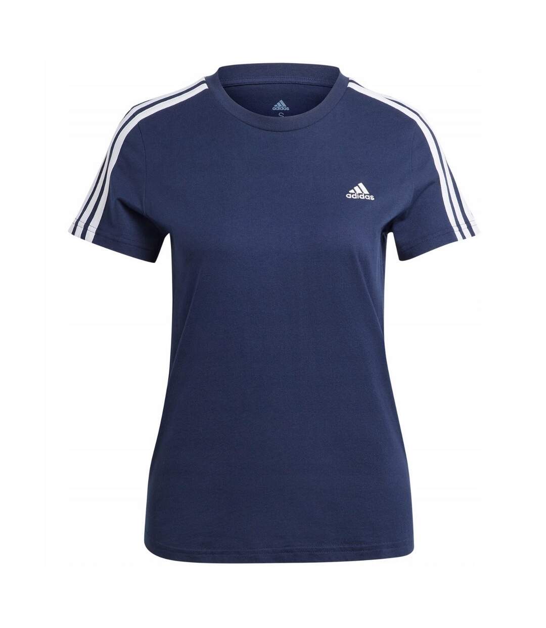 T-shirt Essentials Femme Bleu Marine Adidas-2