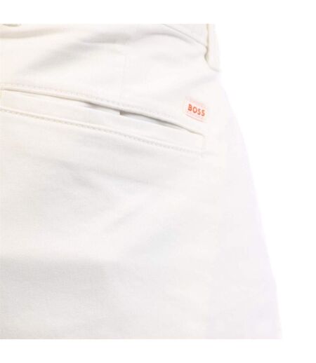 Mens Cotton Chinos Natural Boss