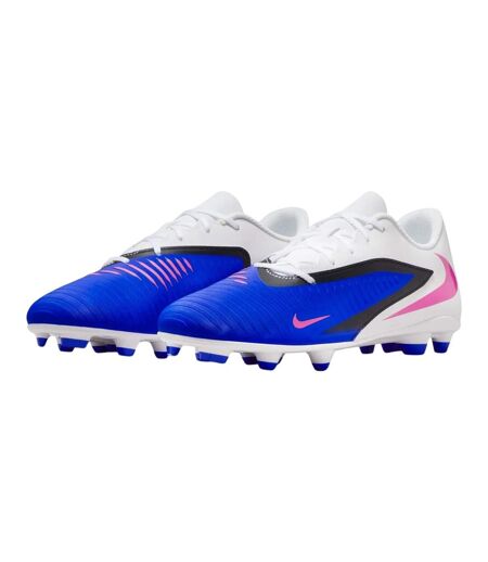 Mens Phantom 6 Low Club Firm Ground Football Boots Blue White Pink Nike