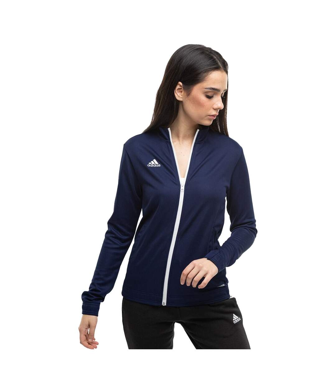 Veste De Survêtement Entrada Femme Bleu Marine Adidas-1