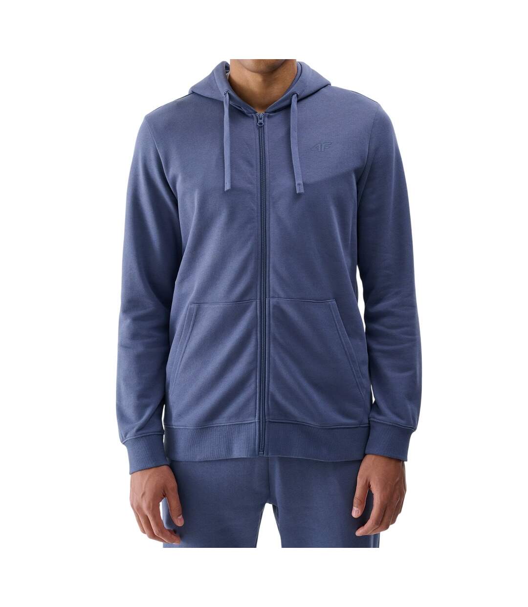 Veste À Capuche Wmm00tswsm1768 Homme Bleu 4F-1