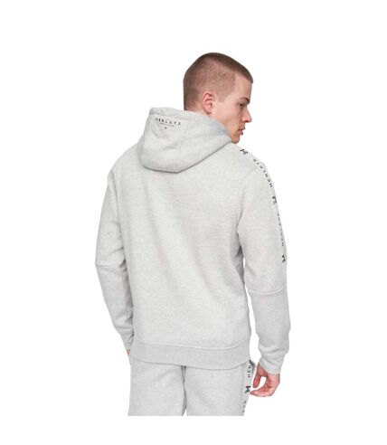 Sweat à capuche tapehen homme gris chiné Henleys