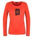 Mayflower NIKKI1 : Tee-shirt manches longues orange en coton au style vitaminé-5