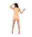 Mini Jupe Motif/style Psychédélique Femme Orange Missy Empire-2