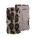 Isotoner Mitaines femme fausse fourrure et laine doublé micro-fourrure-1