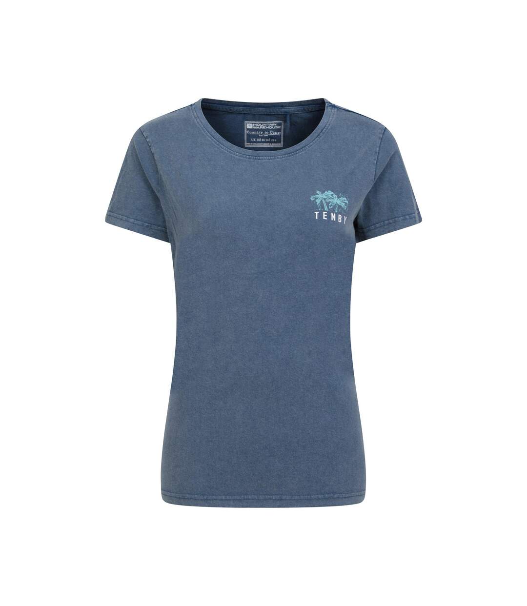 T-shirt tenby femme bleu Mountain Warehouse-1