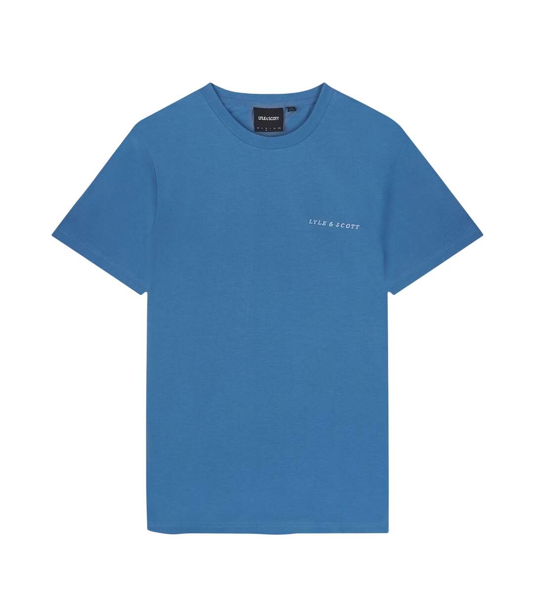T-shirt Style Logo Brodé Homme Bleu Lyle & Scott-2
