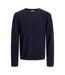 Pull Homme Bleu Marine Foncé Jack And Jones-2