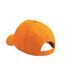 Childrens/kids original 5 panel cap orange Beechfield-2
