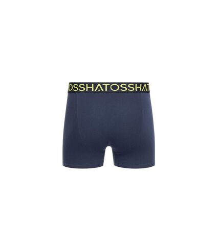 Pack of 3  Mens trioglow boxer shorts  navy Crosshatch