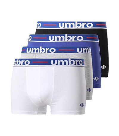 X4 boxers blanc/bleu/noir homme umbro class1 - l