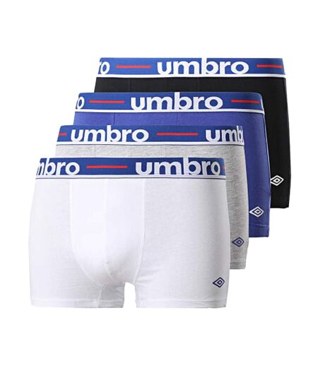 X4 boxers blanc/bleu/noir homme umbro class1 - l