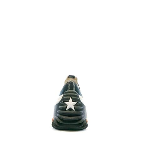 Baskets noires/beiges homme converse run star