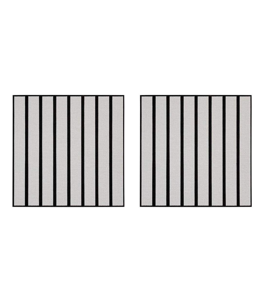 Lot de 2 Panneaux Acoustiques Adhésifs Ribo 30x30cm Marron-1