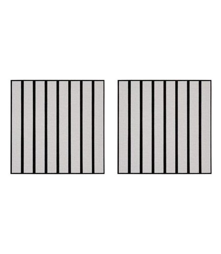 Lot de 2 Panneaux Acoustiques Adhésifs Ribo 30x30cm Marron