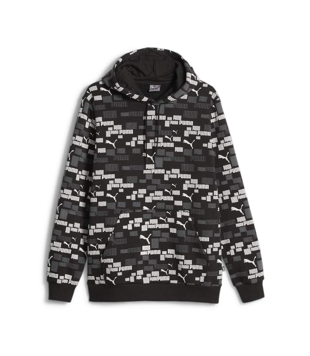 Sweat à Capuche Noir/Blanc Homme PUMA Aop - L-1