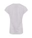 Womens/ladies no rain no flowers slub pocket t-shirt white Weird Fish-2