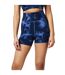 Womens/ladies Tie Dye Shorts Navy USA-3