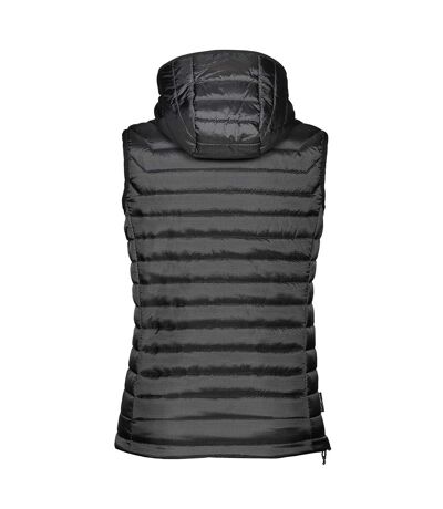 Womens/ladies gravity body warmer black/marine blue Stormtech