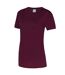 AWDis Just Cool Womens/Ladies Sports Plain T-Shirt (Burgundy) - UTPC2129