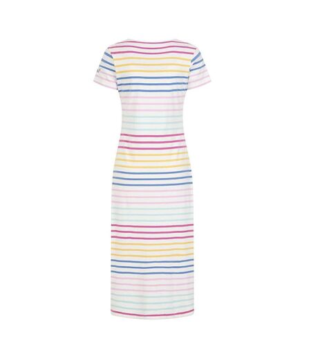 Womens/ladies Long T-shirt Dress Rainbow Lazy Jacks